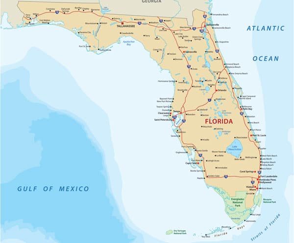 Map of Florida